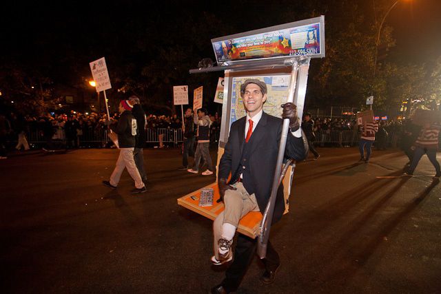 A great costume spotted at last year's Village Halloween Parade.